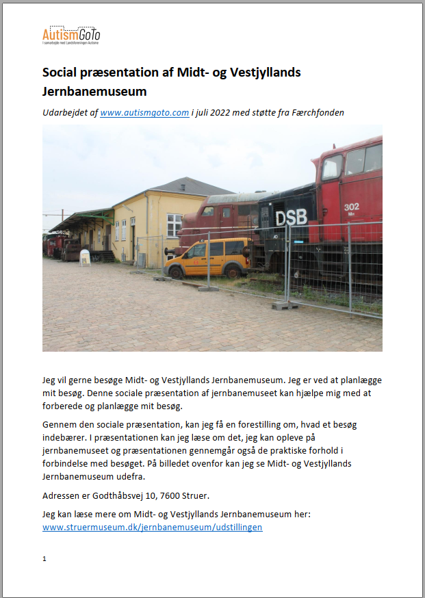 Foto af social præsentation for Midt- og Vestjyllands Jernbanemuseum