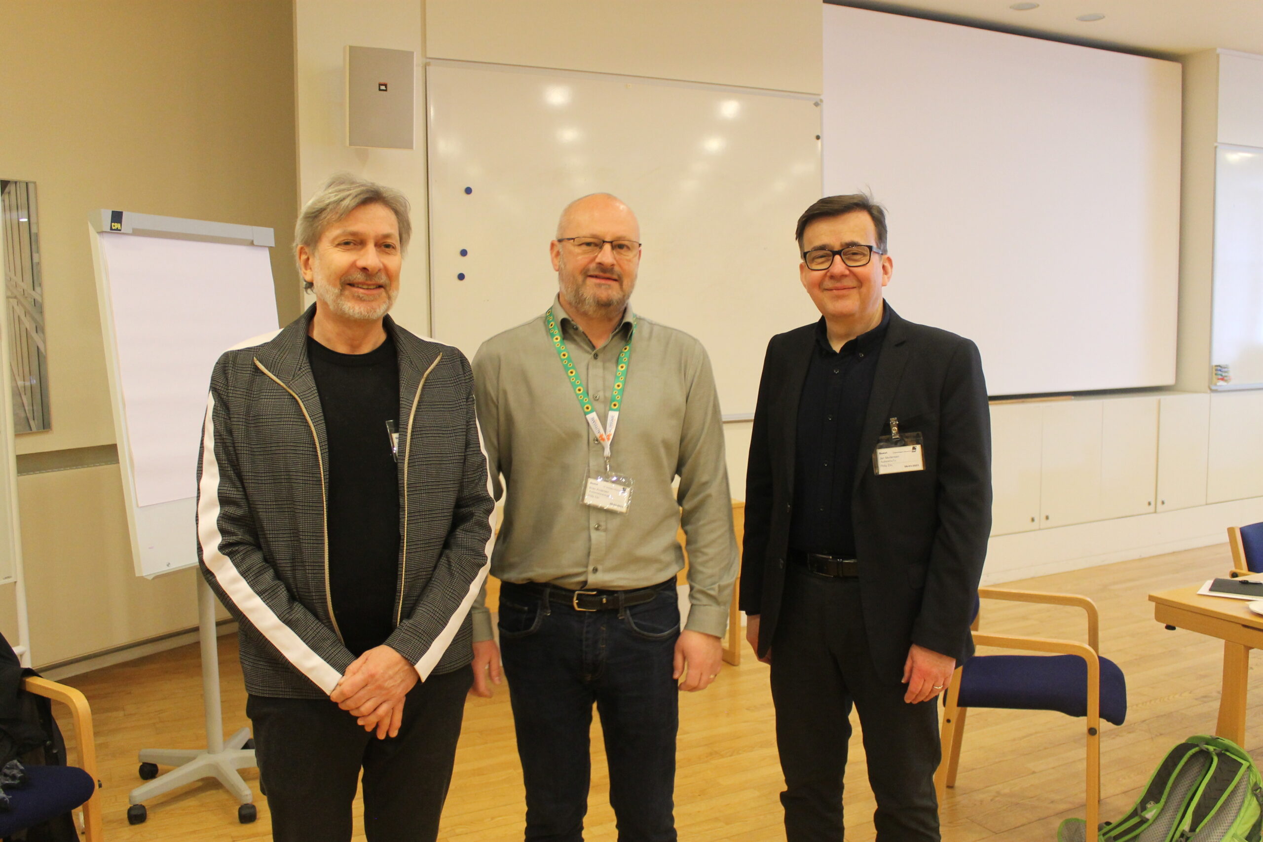 Foto af Torben Dan Pedersen, Brian Andersen og Jan Mortensen