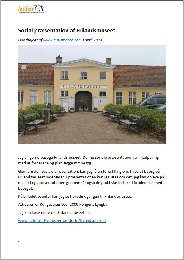 Frilandsmuseet - foto af social præsentation