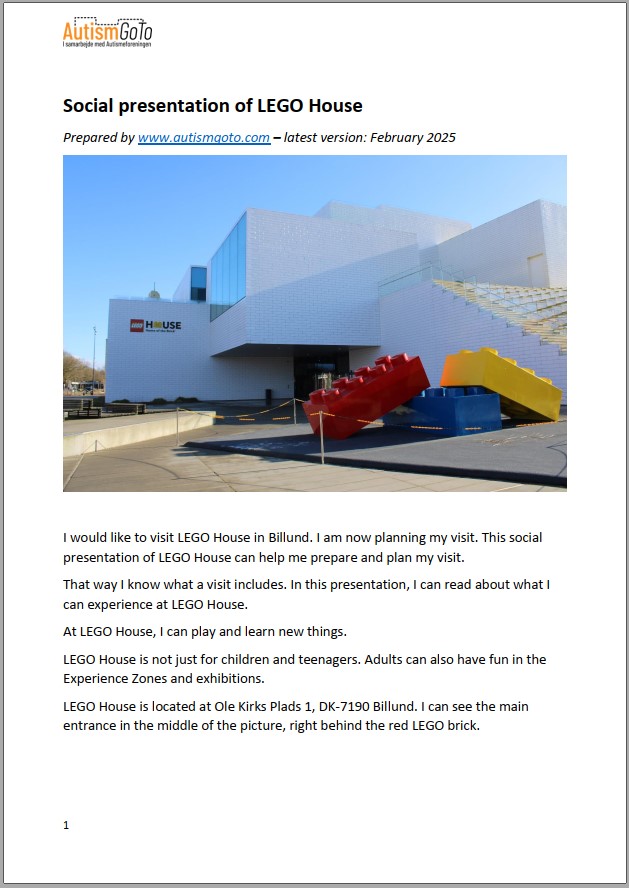 Photo of social presentation - LEGO House