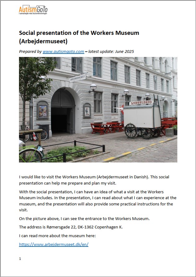 Photo social presentation Arbejdermuseet - Workers Museum Photo social presentation Arbejdermuseet - Workers Museum