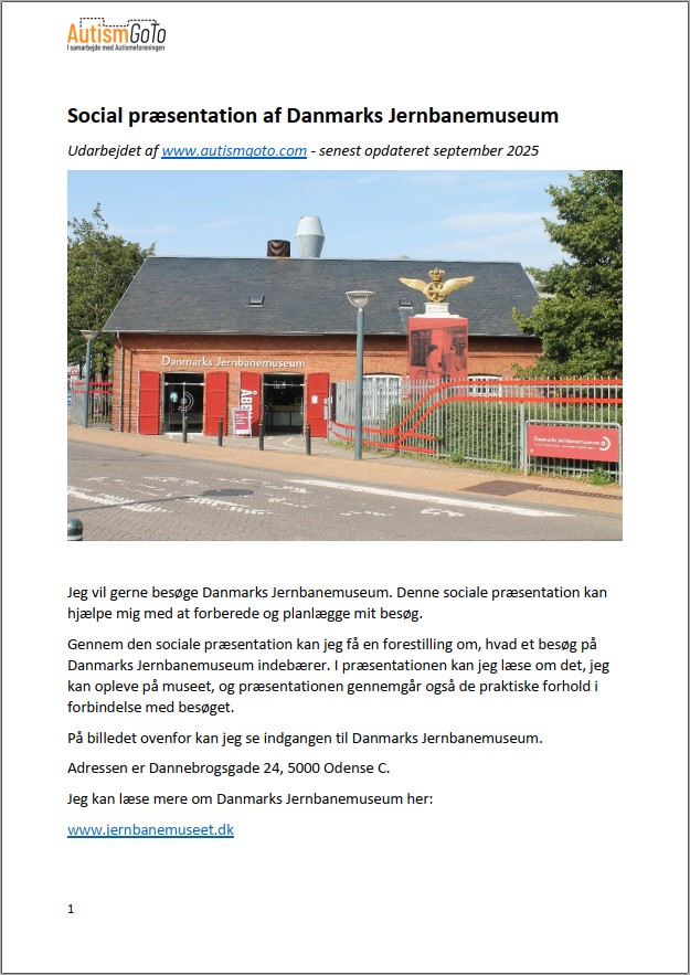 Foto af social præsentation - Danmarks Jernbanemuseum september 2025