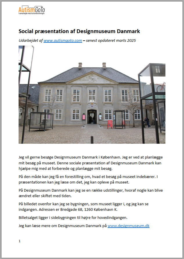 Foto af social præsentation - Designmuseum Danmark - marts 2026